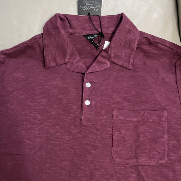 NWT - Good Man Brand Men’s Camp Collar Polo Shirt - Size L - Picture 5 of 10